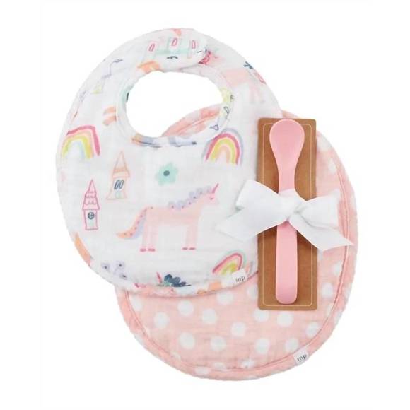 Mudpie SILICONE FISH BIB SET main image 0